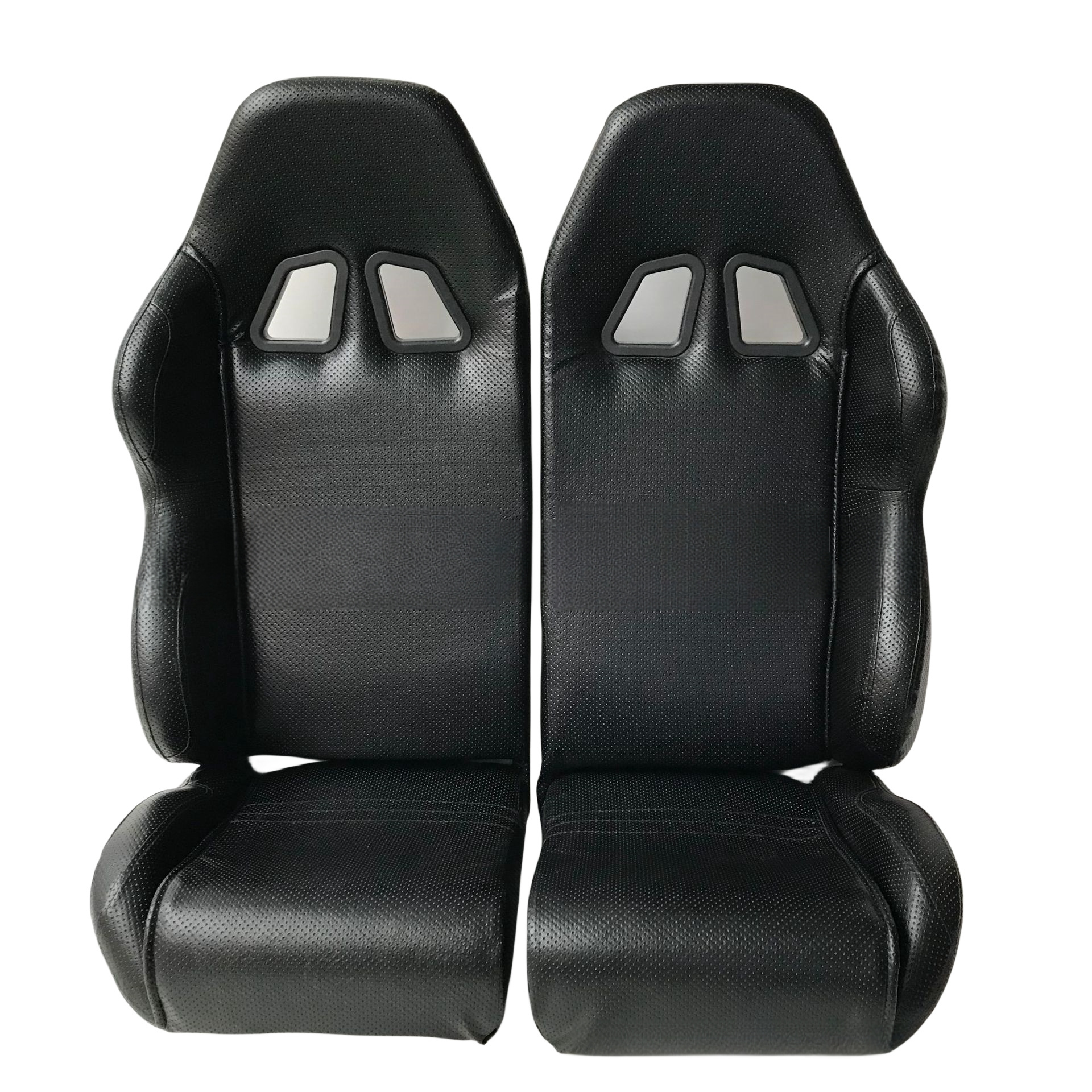 Good Quality PVC Material Go-Kart All-Terrain Customizable Split Double Go-Kart Black Ak Racing Go Kart Double Sport Chair Seat