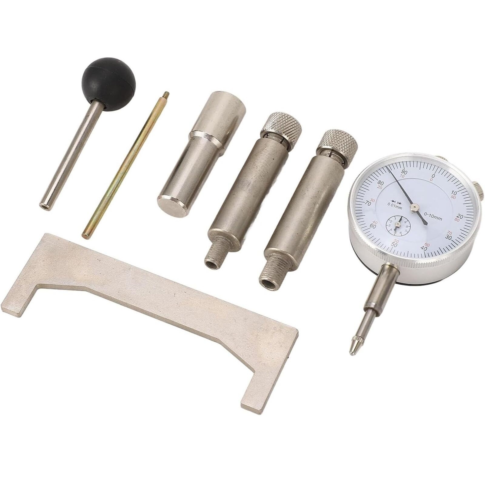 7pcs Motorcycle Fuel Injection Static Adjustment Tool Diesel Fuel Injection Pump Static Adjusting Timing Indicator Gauge Tools