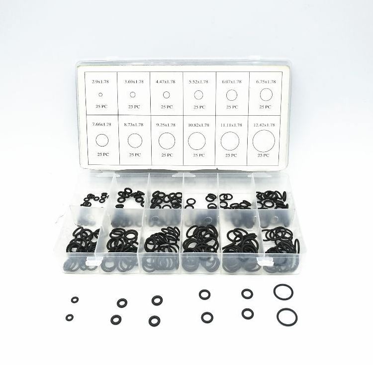 300 Pcs Rubber O Ring Oring Seal Plumbing Garage Set Kit 12 Sizes With Case 300pc Snap Ring Assortment Retaining Snap Hook Ring