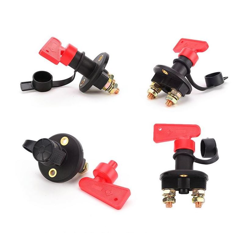 DC 12V 150A Vehicle Auto Car Truck Boat Battery Isolator Disconnect Cut Off Switch with Removable Key