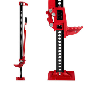 60" Farmer Jack Stand 3.5 Ton Heavy Duty Farm Jack With Rubberized Grip Racheting Adjustable Off Road Truck SUV Bumper