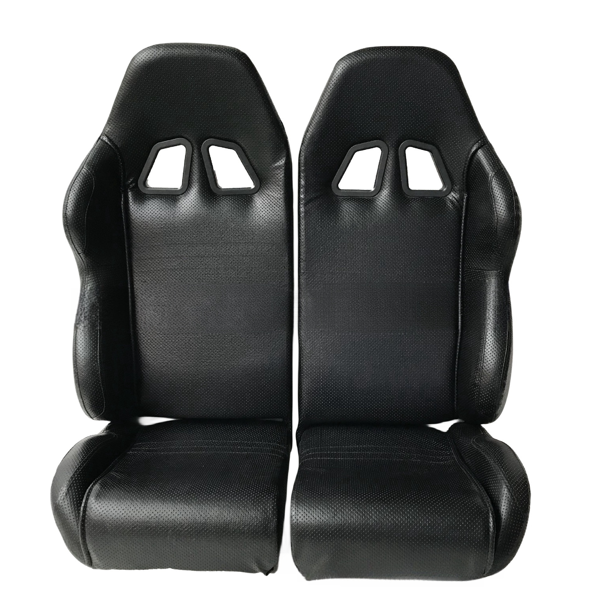 Good Quality PVC Material Go-Kart All-Terrain Customizable Split Double Go-Kart Black Ak Racing Go Kart Double Sport Chair Seat