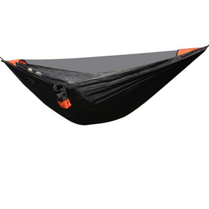 2022 Outdoor Gear Portable Double Parachute Nylon Ultralight Camping Mosquito Net Hammock