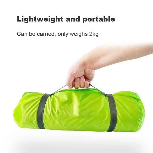 Factory Outdoor Aluminium  2 Persons camp tent Light Weight Green for hike camp tent Double Layer Breathable Windproof rainproof