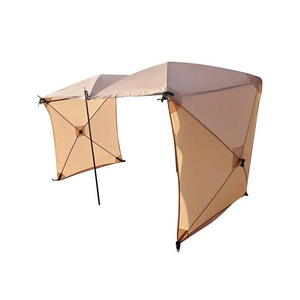 Automatic Winter Outdoor Camping Wind Shelter 4.8M Large 4 Panels Oxford Cloth Sun Shield Windbreaks Factory Price