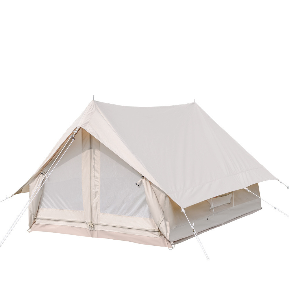 Professional Outdoor Custom Cotton Canvas Glamping Tent Inflatable Camping Waterproof Cabin Tent