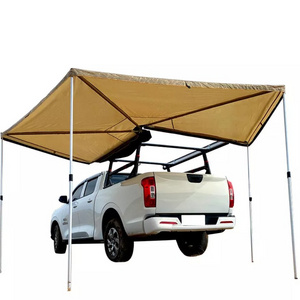 Outdoor Sun Shelter for Car Left and Right Side Big Awning Foldable Canopy Tent for SUV RV Pickup Vehicle 2M 2.5M