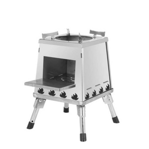 High quality factory  Portable outdoor wood burning stove removable Picnic Stainless Steel Camping wood burning stove