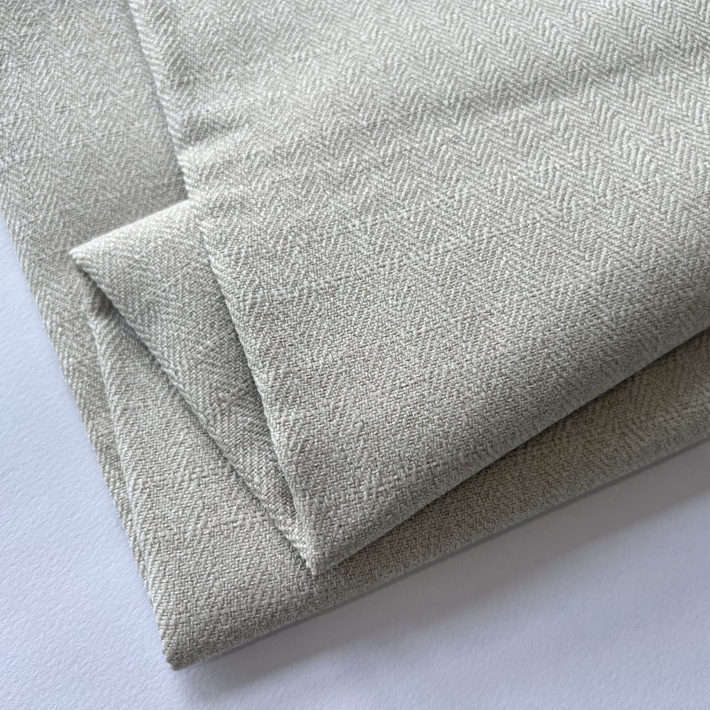 Wholesale Textile 280 gsm upholstery sofa linen polyester sofa cover fabric