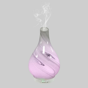 120ml b2b wholesale glass vase decor ultrasonic essential oil mini portable scenting aroma diffuser humidifier