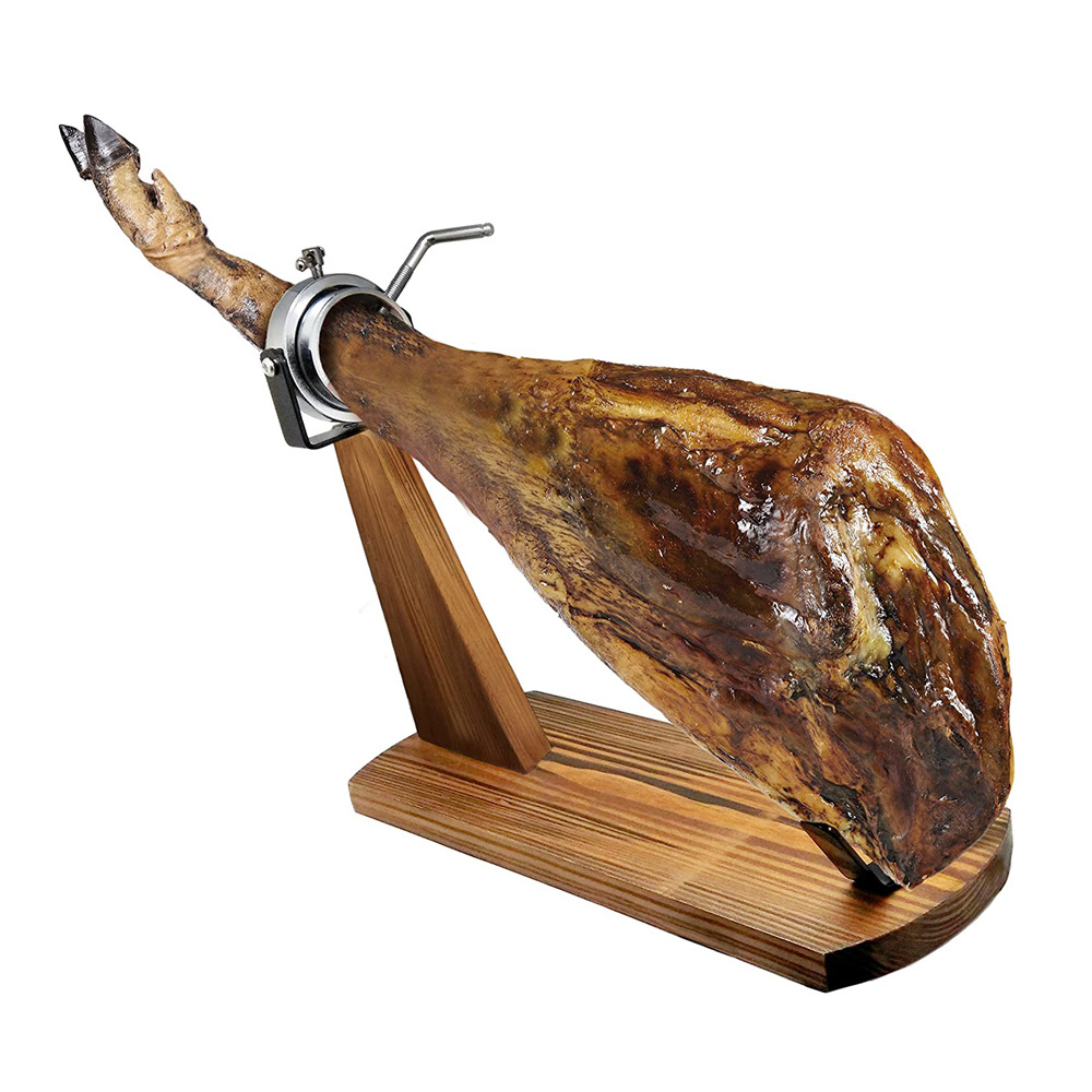 Wooden Ham Holder Ham Stand For Delicatessen Dry Cured Meat Ham