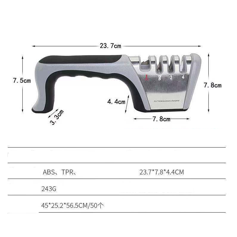 Multifunctional tool grinder Steel Delta Diamond Swifty Sharp Pocket 4 Stage Ceramic Kitchen Knife Sharpener