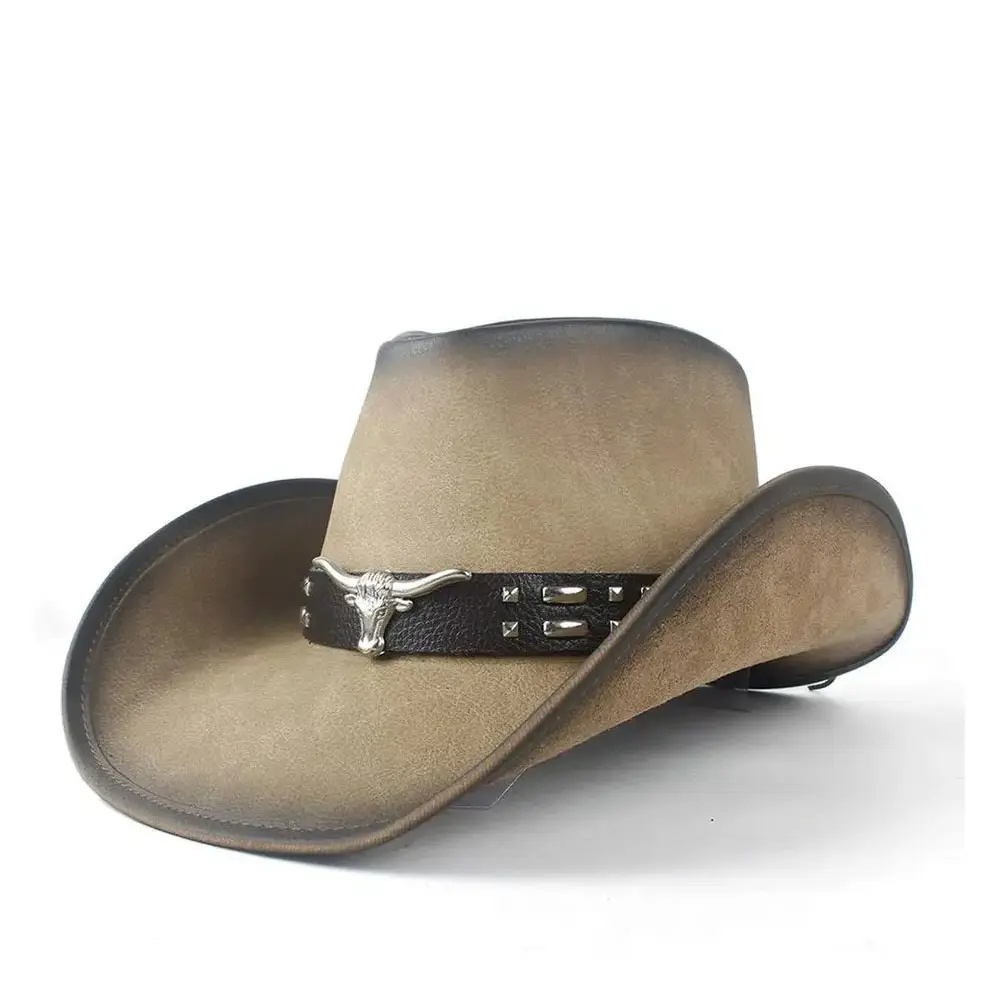 2023 Wholesale West Cowboy Hat Men Lady Felt Cowboy Hats men women blank Cowboy Hats Made in Pakistan by NAF