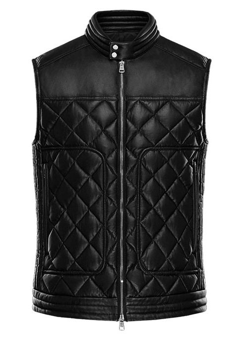 Latest Design Bike Leather Vest For Men 2023 New Arrival 100% Top High Quality Men Leather Vest By Naf Engineering Corporation