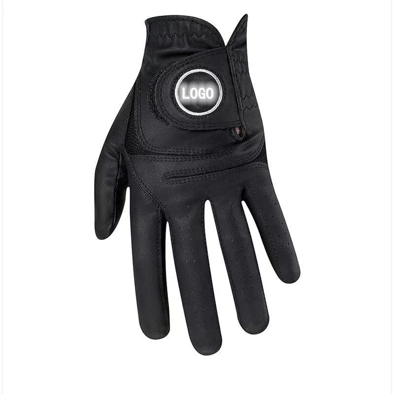 Hot Selling Leather Sheepskin Non-slip Breathable And Durable Practice Golf Gloves Left Hand Cabretta Leather Golf Gloves