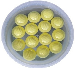 Hot-sale high quality custom logo 2 layer golf balls floating golf balls for Practice