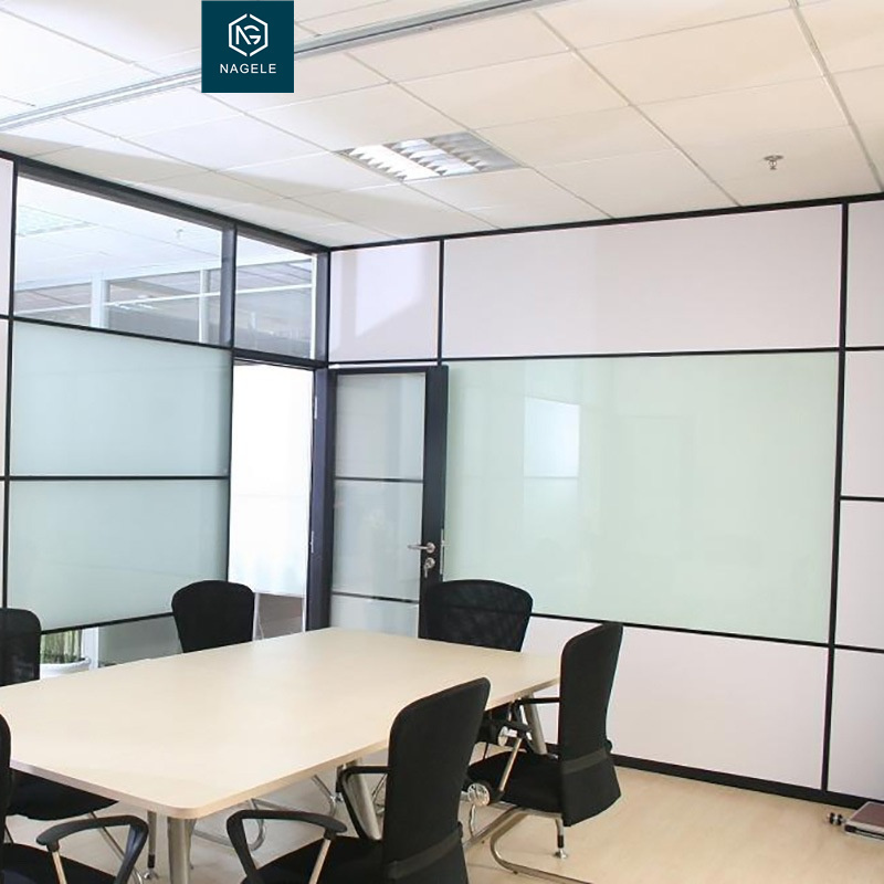 acoustic panel office partition curved two person free standing office glass partition