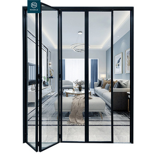 RTS insulated accordion with lock iron gate design from nigeria interior glass sliding folding doors