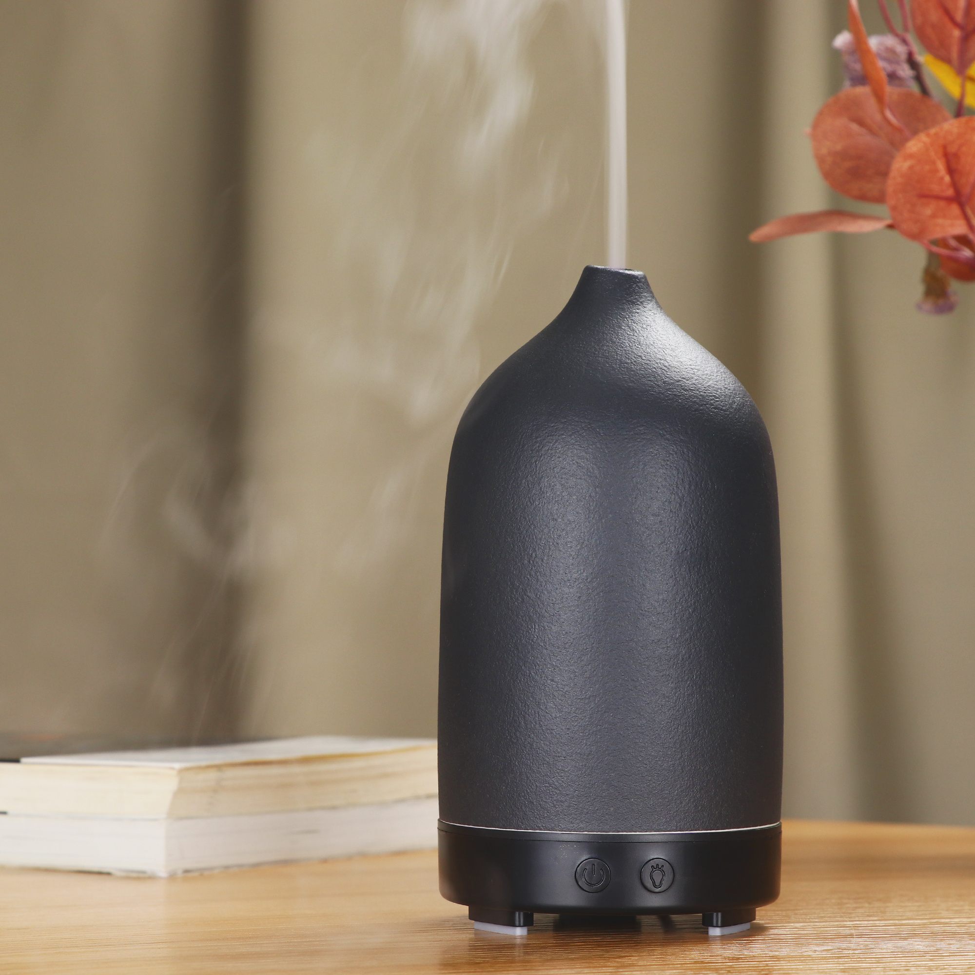 Factory price essential humidifier 100ML Ultrasonic Difuser Aromatherapy Essential Oil Ceramic Humidifier Diffuser