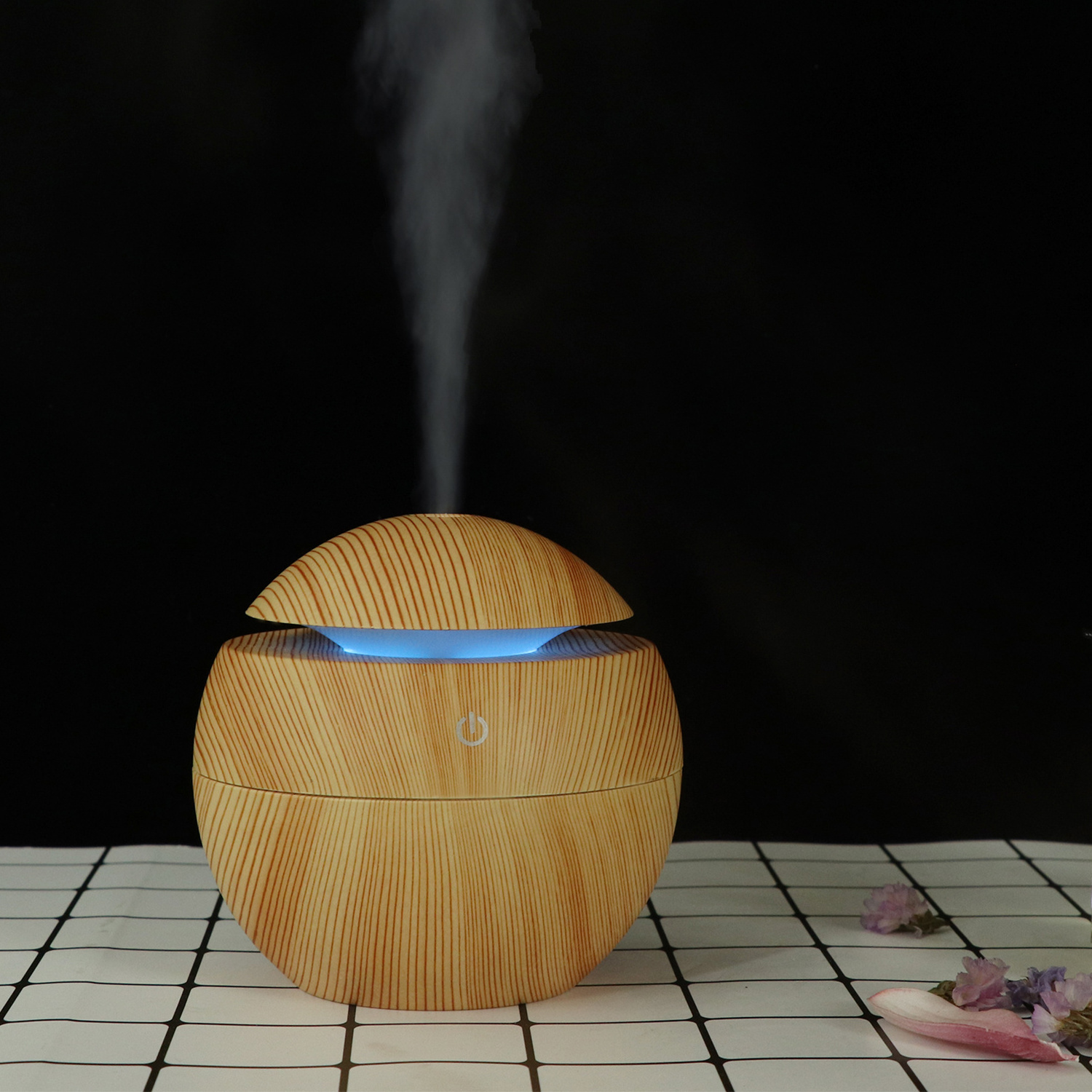 Hot Selling Portable USB Mini Aroma Essential Oil Diffuser Cool Mist Air Humidifier 7 Color LED Light For Home Bedroom Hotel