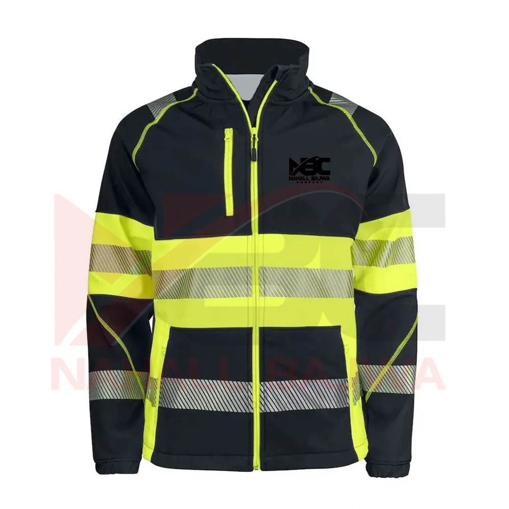 Top Selling High Visibility Jackets Full Zipper Reflective Safety Jacket.