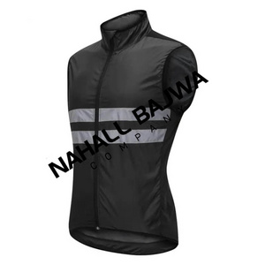 BLACK Safety Vest Wholesale High Reflective Running Visible Safety Vest.