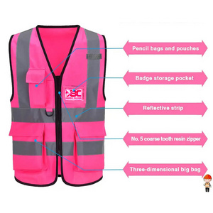 Factory wholesale easy wear breakaway safety vest reflective safety vest.