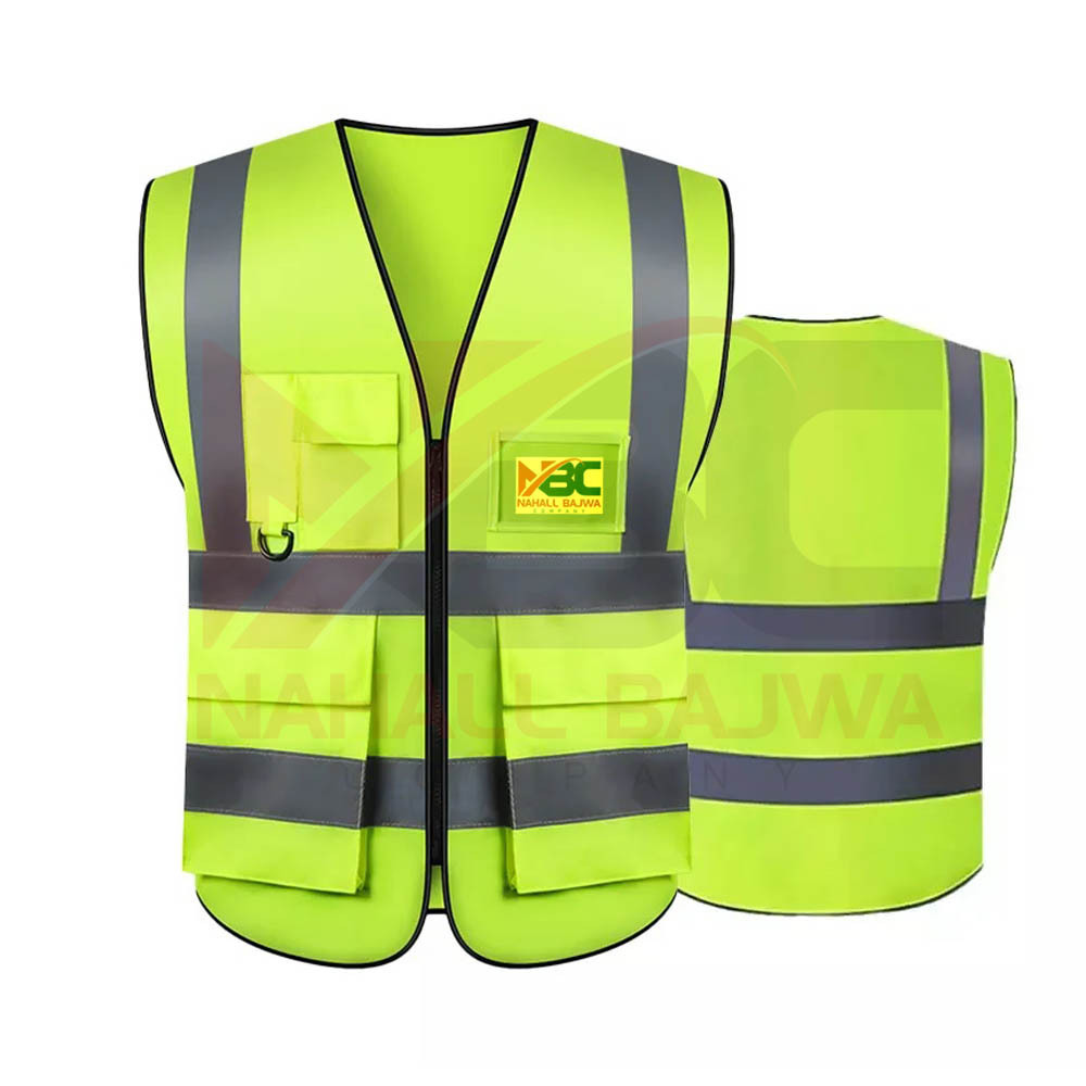 Red Customized Safty Vest Reflective Safety Vest High Visibility Vest.