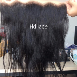 Cheap Hot Sale Cambodian blend human hair piece lace closure 4*4 13*4 straight hd lace closure for women frontal closure hair