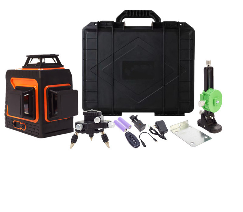 3D Laser Nivel Laser 360 Green  Rotary 12 Lines Multi Cross Line  Beam Laser Level