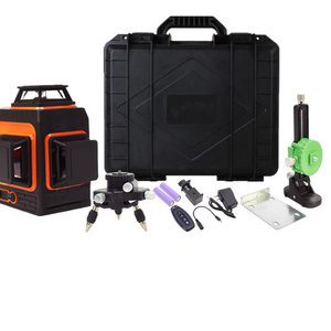 3D Laser Nivel Laser 360 Green  Rotary 12 Lines Multi Cross Line  Beam Laser Level