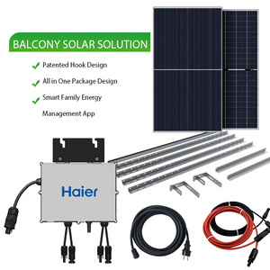 750W 1.5Kw 2.2Kw Solar Power System For Fridge Computer Tv Fan And Light Whole Home Balcony Off Grid System Solar Kit 2.2Kw