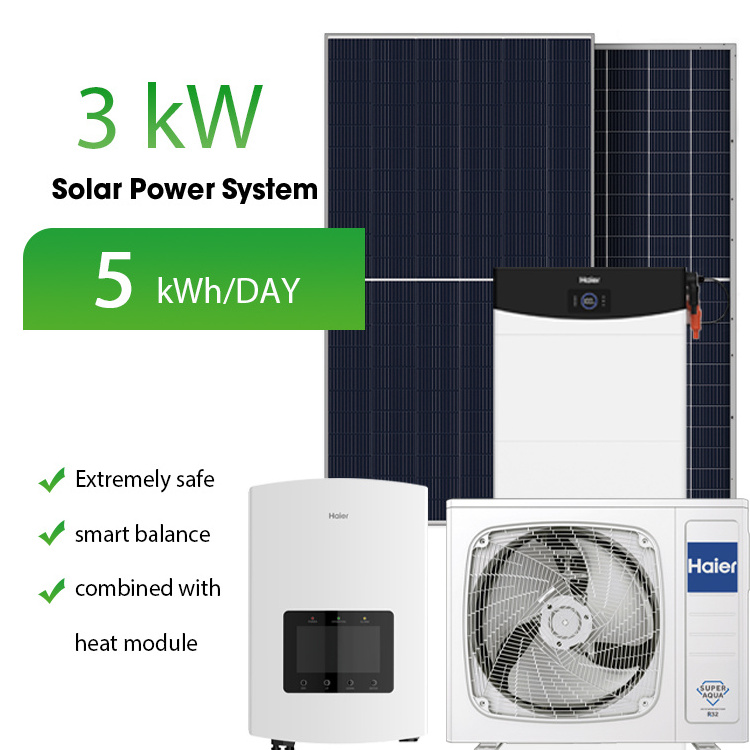 Solar Panels 5000w System 5kva Complete home mini Solar System Price off grid 5 kilowatts home energy storage systems