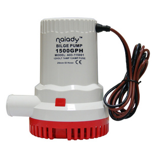 Naiady 1500GPH 12V non automatic submersible marine boat bilge pump