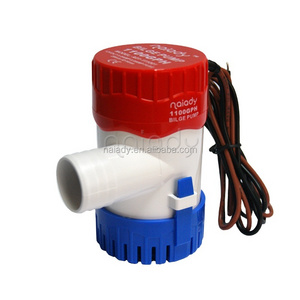 NAIADY 12v dc solar powered submersible small electric sea water pump 1100gph marine bilge pump A01