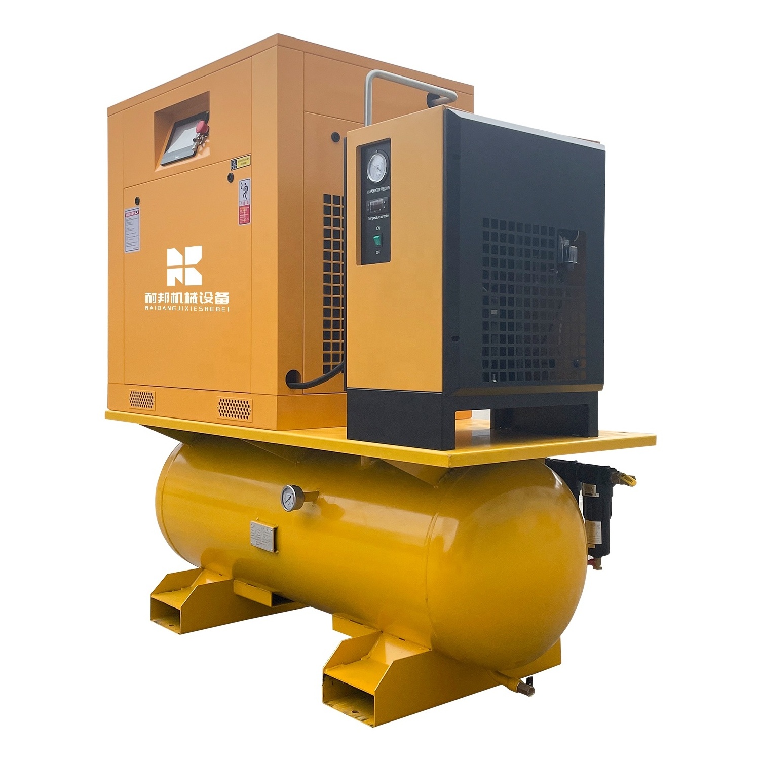 7.5kw 10hp gas air compressors with dryer and tank best air compressor price of pcp air compressor