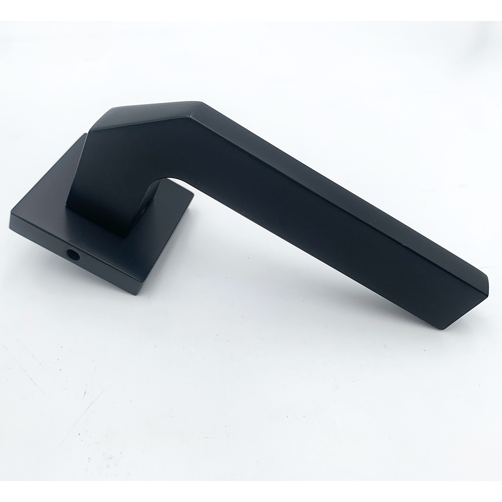 Quality zinc alloy matte door handles made in China, special door handles for bedroom corridors