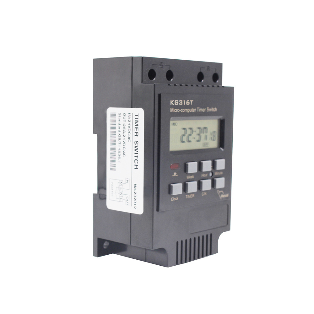 Electronic timer KG316T AC220V AC110V DC12V DC24V AC24V Digital timer switch