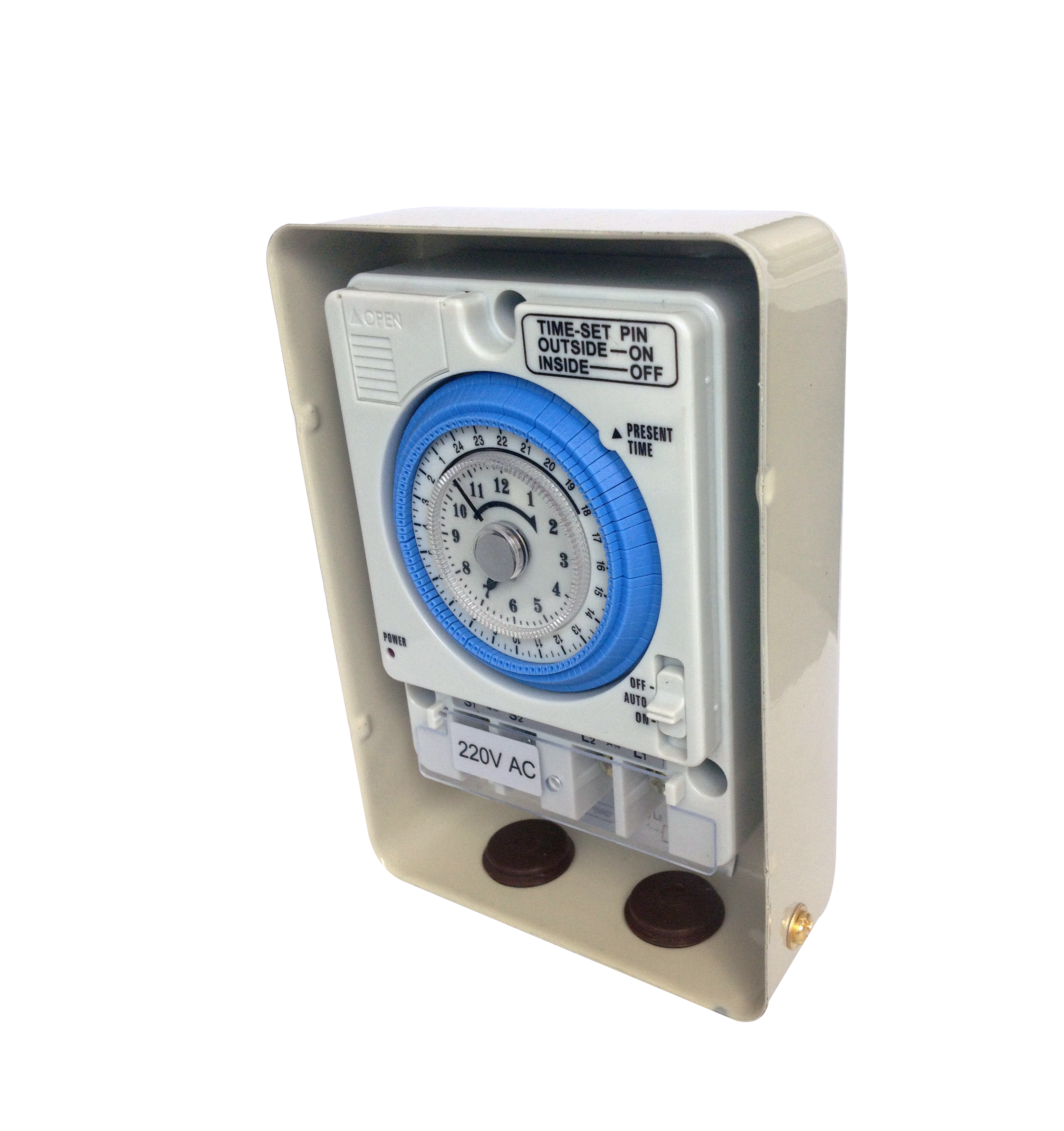 Naidian Produce Mechanical 24 Hour Timer TB-35  Timer Switch 220-240VAC Astronomical Time Switch with Iron Box