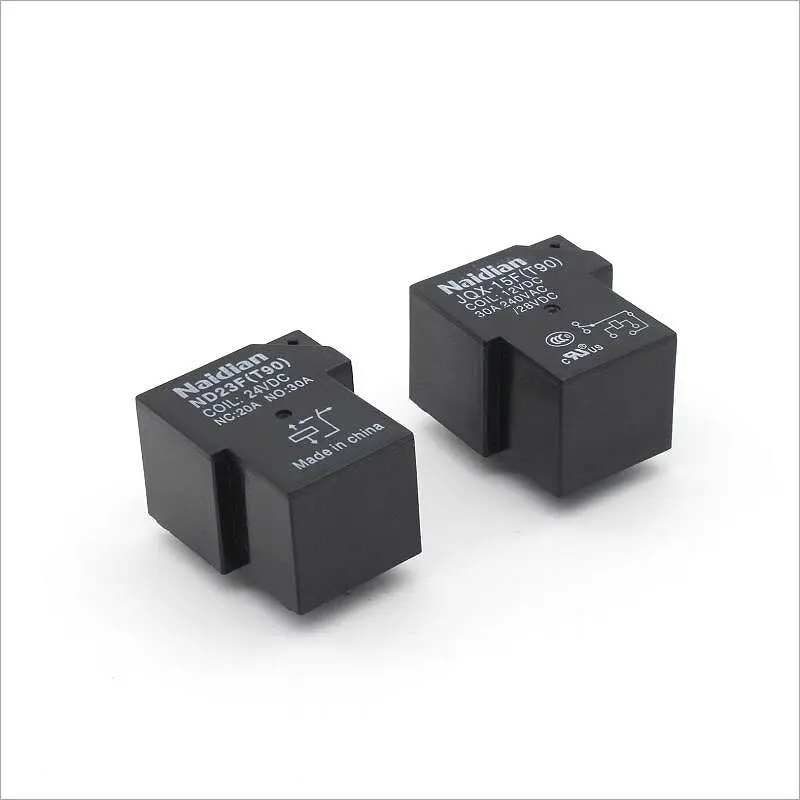 Naidian factory supply JQX-15F/T90 12v 30A 5pins 6pins electromagnetic power relay midget universal relay