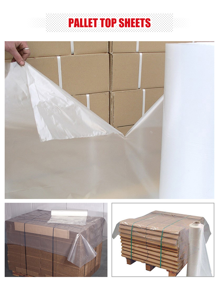 4 Mil Reusable Plastic Pallet Cover