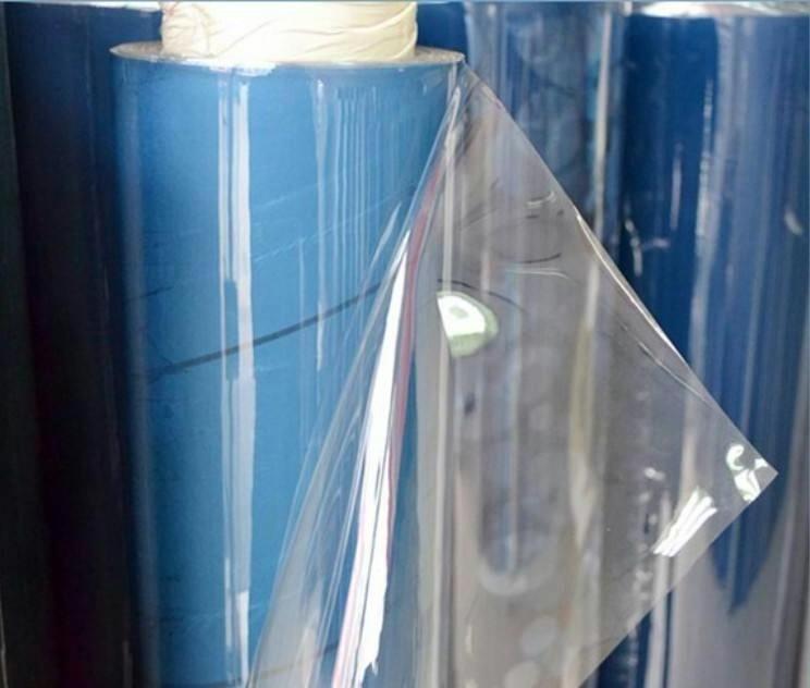 Wholesale price super clear pvc film 0.15 0.3 0.5mm pvc transparent film roll for home textile packaging