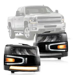 Factory Head Light Full LED Front Car Lamp 2007-2013 For Chevrolet Silverado 1500 2500HD 3500HD Headlights