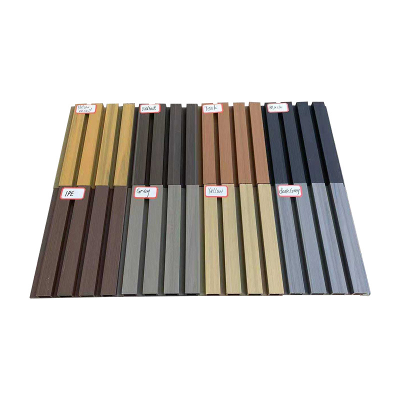 High Quality Wood Plastic Composite Wall Siding/WPC Wall Wood Texture WPC Wall Cladding/WPC Wall Panel Outdoor