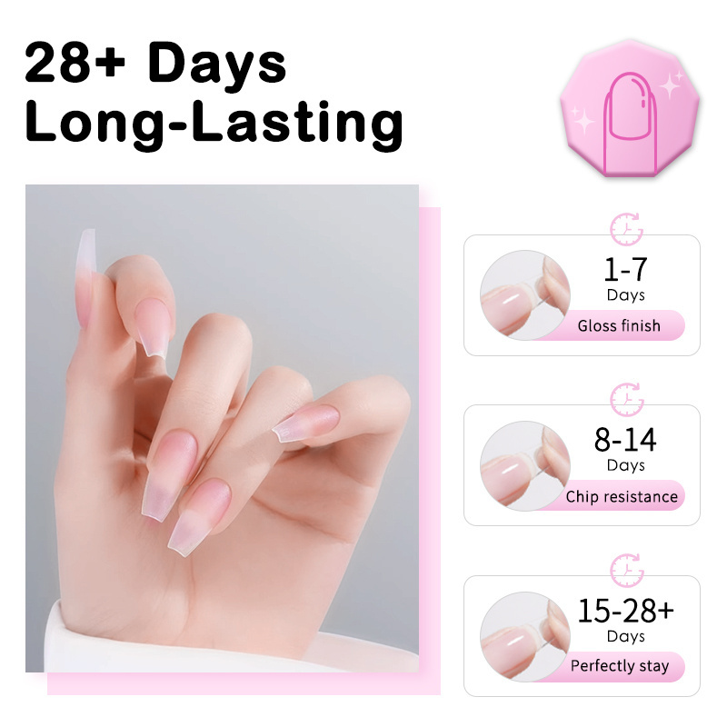 AMDMG 2024 custom logo 15ml Super Strong Adhesive non toxic solid press on nail tip glue gel Uv nail glue for press on nails