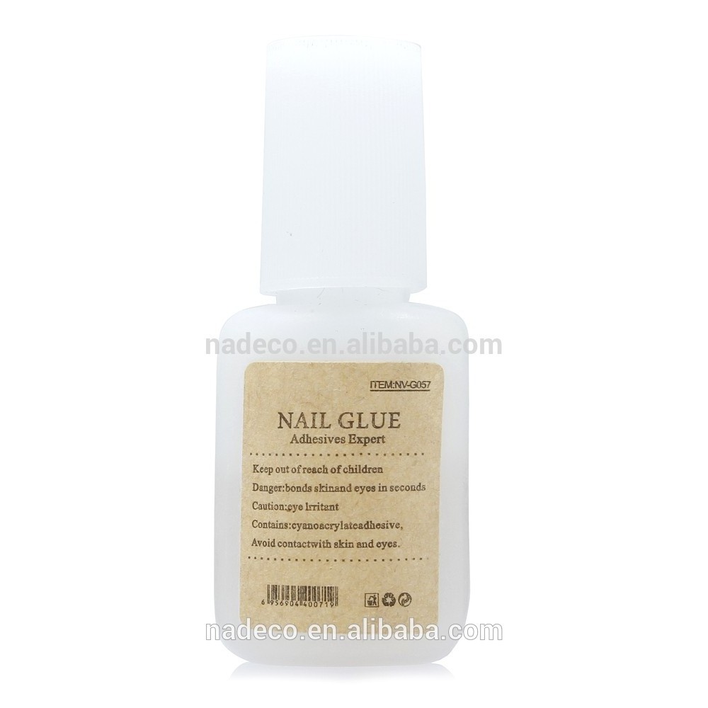 2g&7g Waterproof Nail Glue Liquid Nail Parts Glue Gel Base Nail Glue fast dry