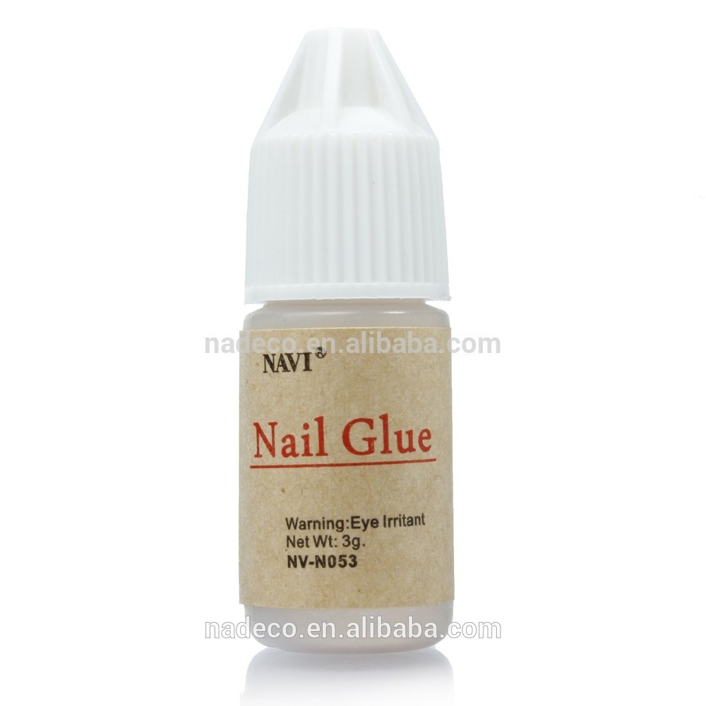 2g&7g Waterproof Nail Glue Liquid Nail Parts Glue Gel Base Nail Glue fast dry