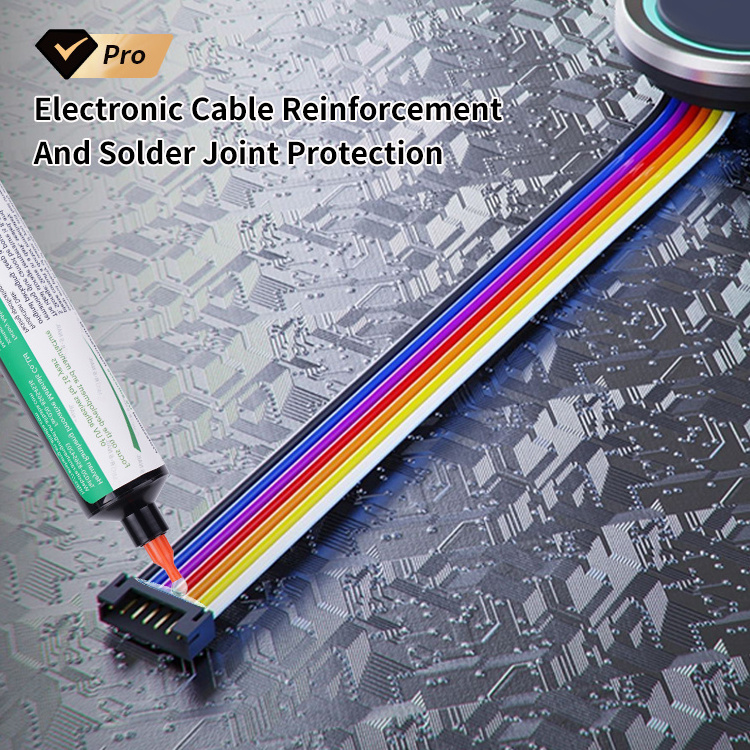 High Quality OEM Adhesives Glue Electronic Connector Reinforcement and Solder Joint Protection UV Glue