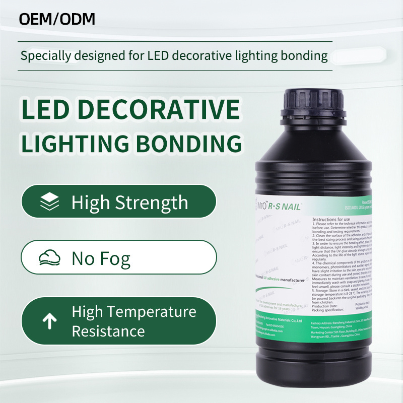 Manufacturer Cheap UV Glue OEM High Quality Adhesives LED Decorative Lighting Bonding UV Glue