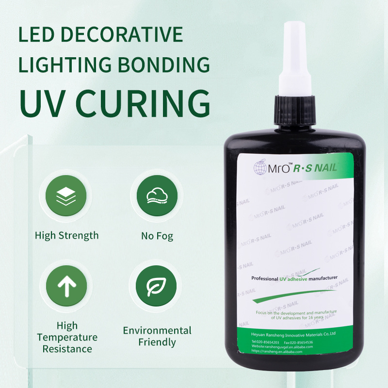 Manufacturer Cheap UV Glue OEM High Quality Adhesives LED Decorative Lighting Bonding UV Glue